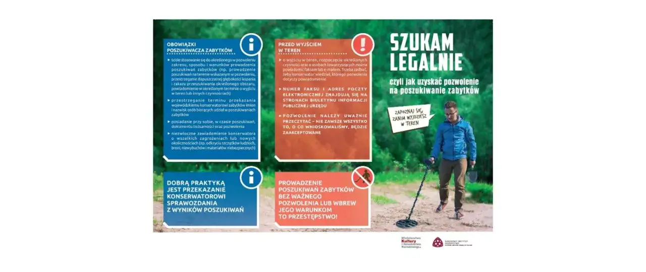 Czy można chodzić z wykrywaczem metali po lesie? Tak, ale legalnie, z pozwoleniem i zgodnie z zasadami.