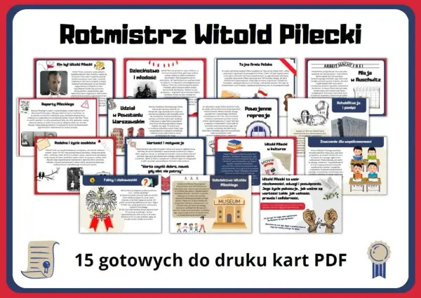 Rotmistrz Witold Pilecki, bohater, który w wojsku walczył o wolność. Jego życie to historia odwagi i poświęcenia.